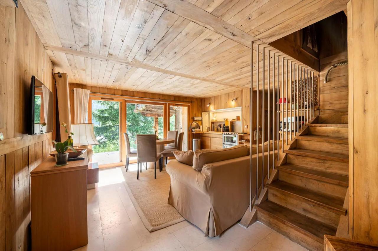 Chalet Ananda Avec Sauna, Baignoire Balneo Et Terrasse Chamonix Kültér fotó